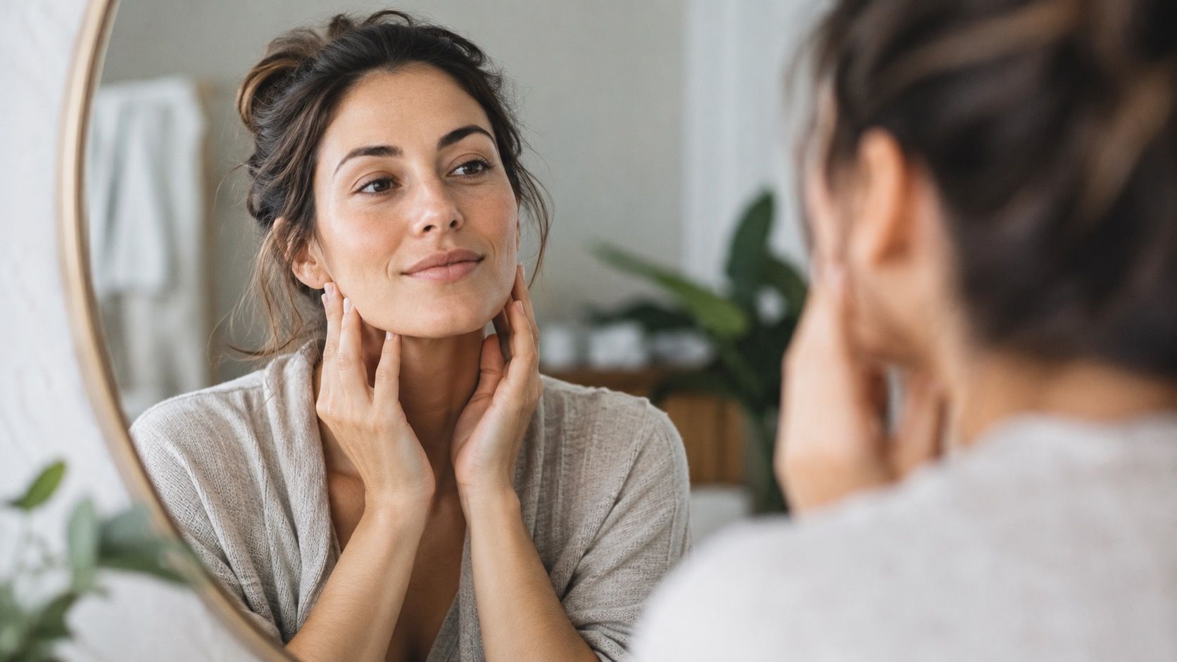 How face shape can appear to change